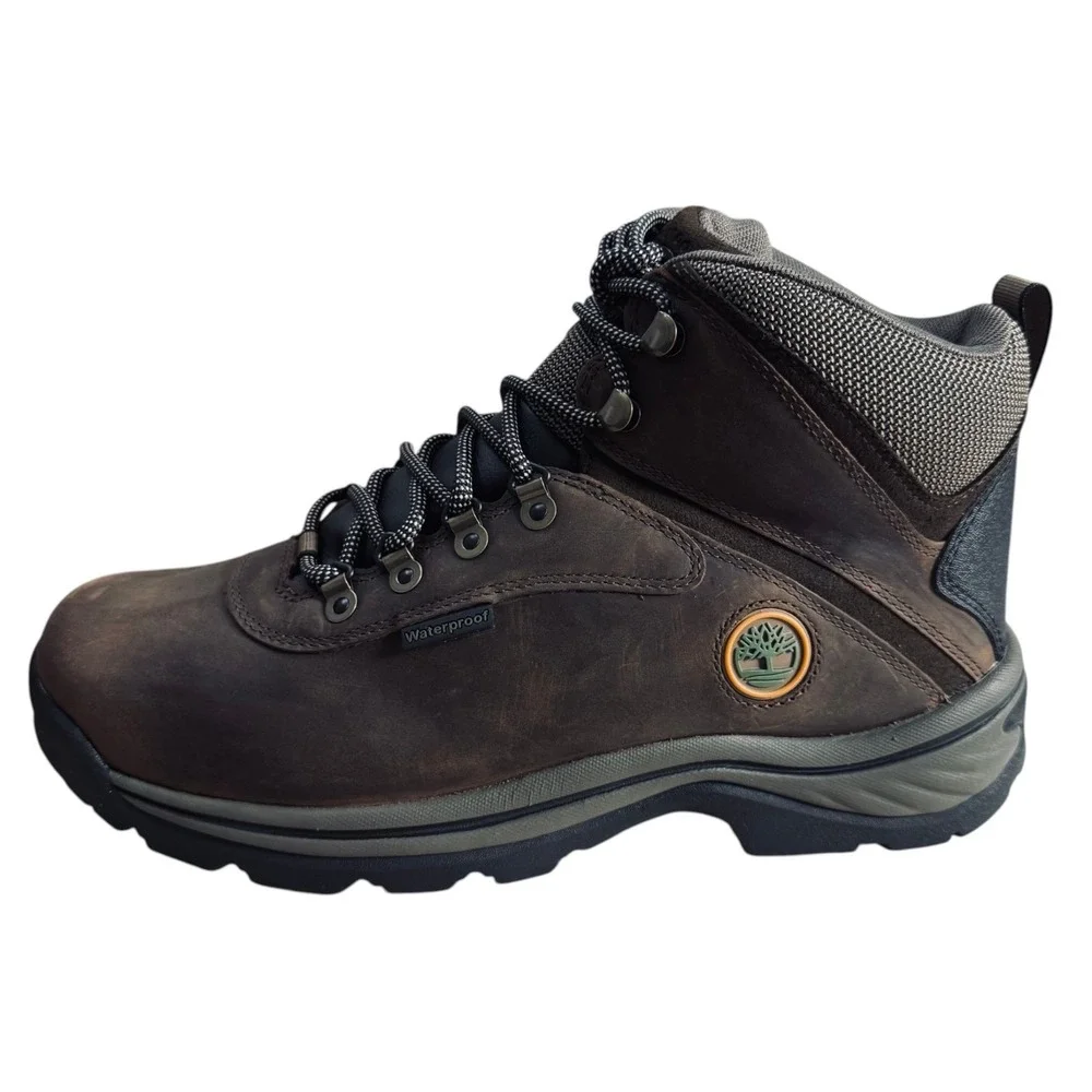 Timberland Waterproof Hiking Boots Brown Oiled Leather Men's US 10 Outdoor Trail